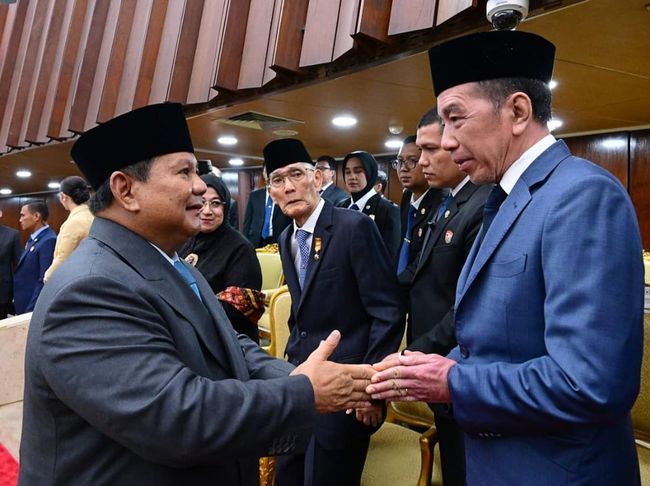 Dua Jam Bertemu, Prabowo Subianto dan Jokowi Bahas Bangsa