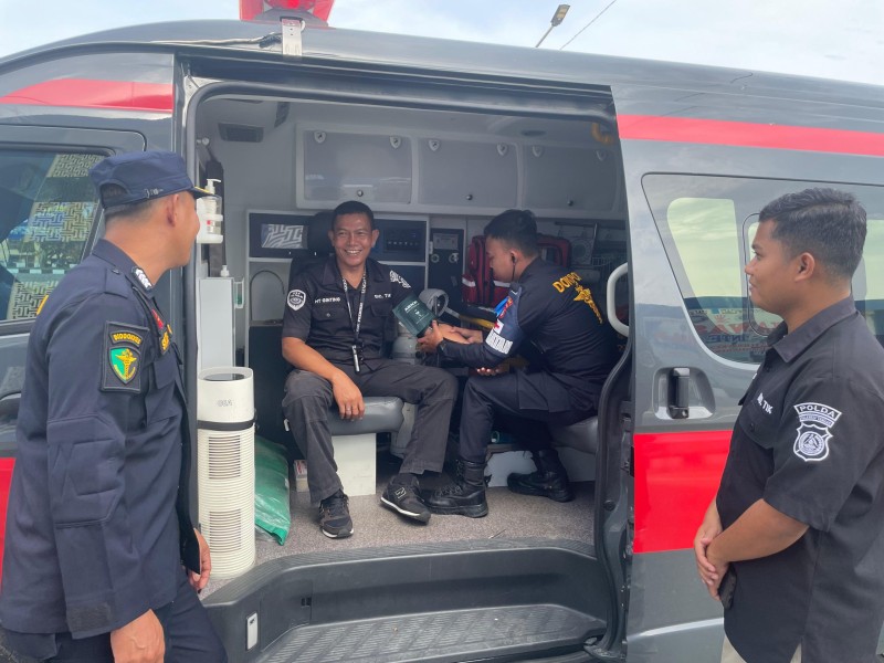 Satgas Dokkes Gelar Pemeriksaan Kesehatan untuk Personil Operasi Keselamatan Agung 2025 di Polda Bali