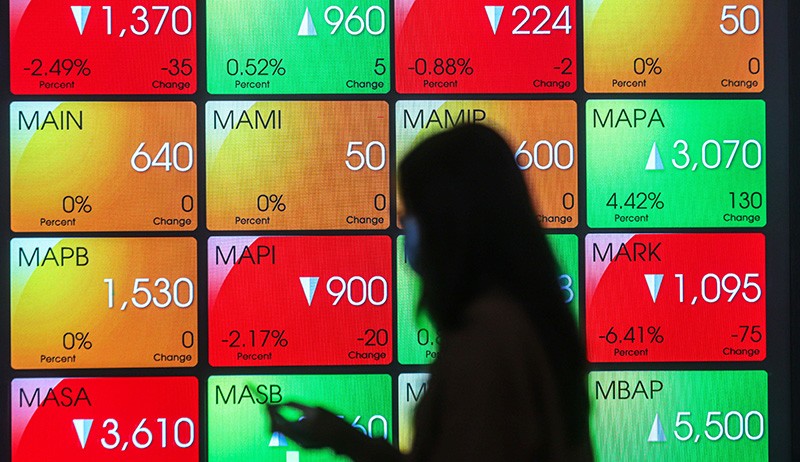 Pasar Saham Bergejolak: Lima Saham Anjlok Lebih dari 9%, IHSG Ikut Memerah