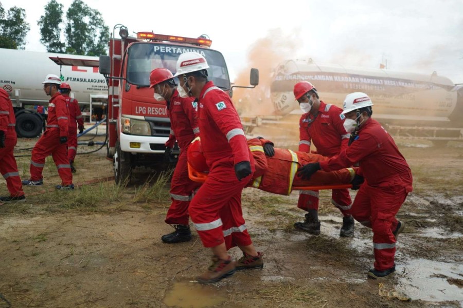 Pertamina Patra Niaga Gelar Simulasi Keadaan Darurat di Lampung: Persiapan Hadapi Natal 2024 dan Tahun Baru 2025