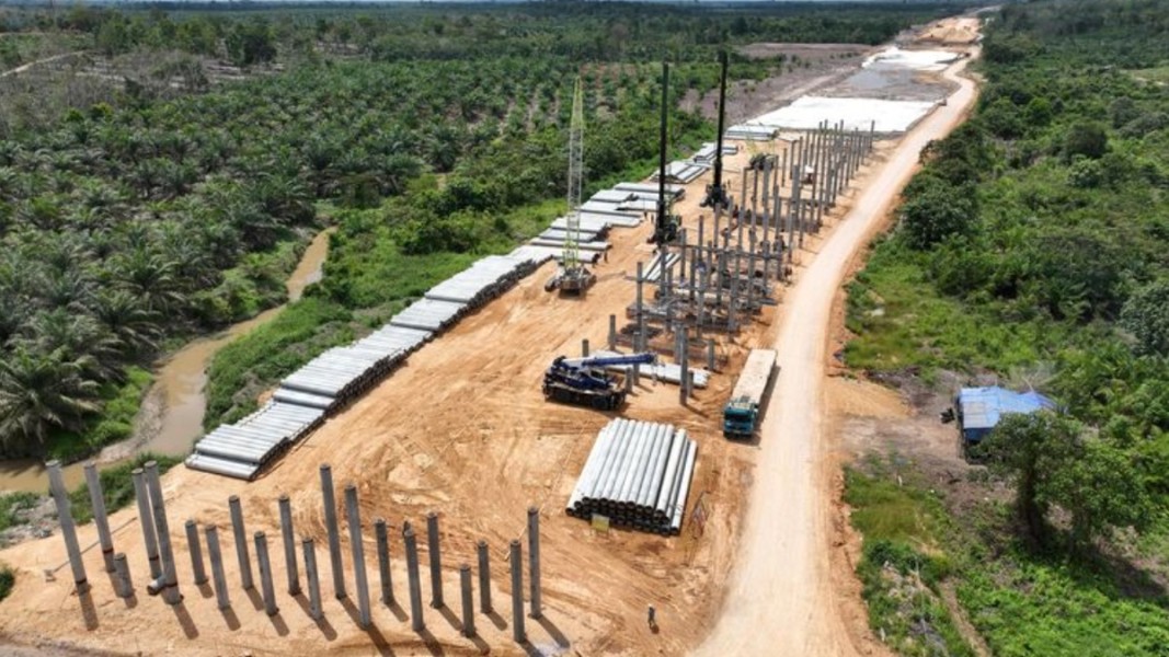 Hutama Karya Percepat Proyek Tol Betung Jambi