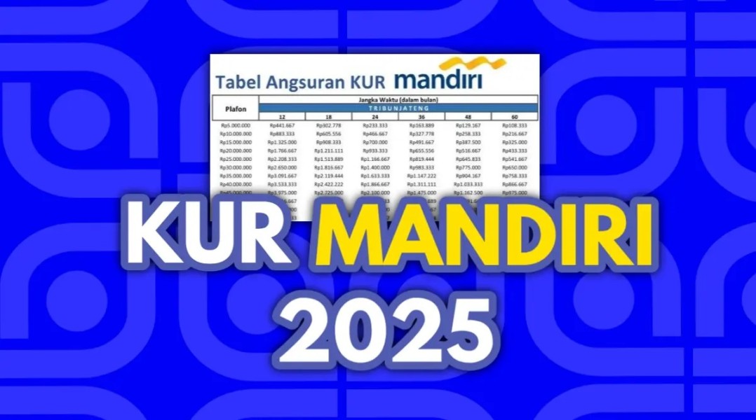 KUR Mandiri 2025: Syarat Mudah, Cicilan Mulai Rp50 Ribuan