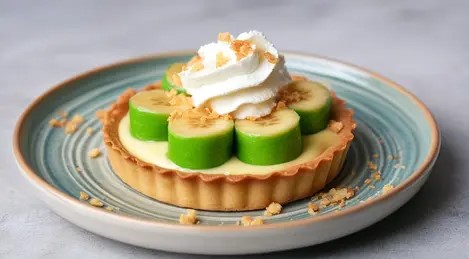 Resep Tartelettes Pisang Ijo, Dessert Tradisional dengan Pastry Renyah