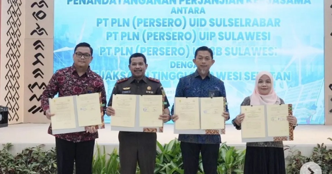 PLN Gandeng Kejati Sulselrabar Percepat Infrastruktur Kelistrikan
