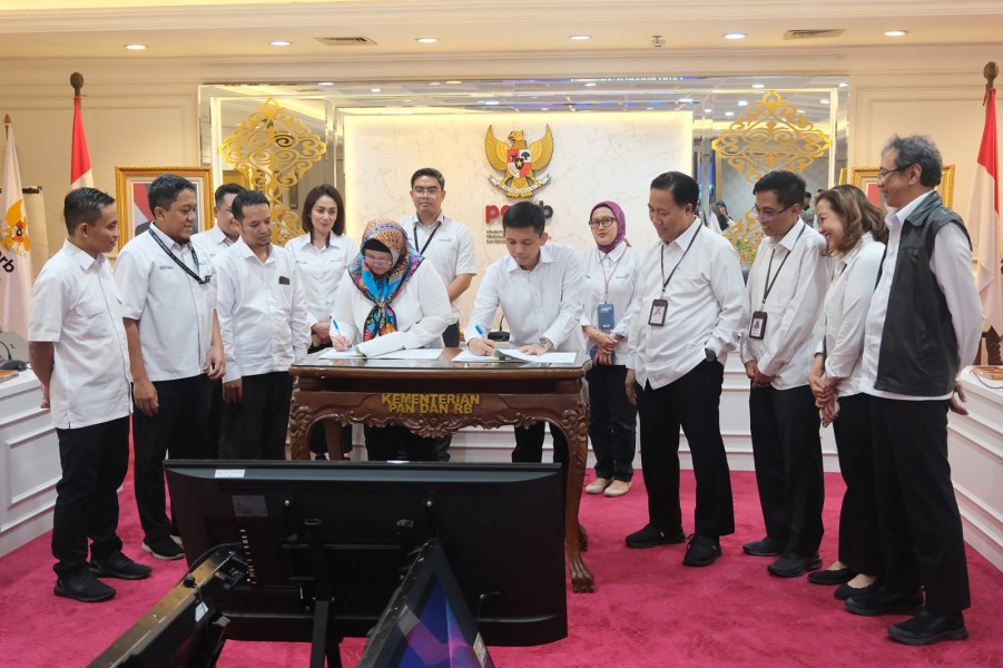 PERURI dan Kementerian PANRB Tandatangani Perjanjian Penugasan Pengembangan Aplikasi SPBE Prioritas