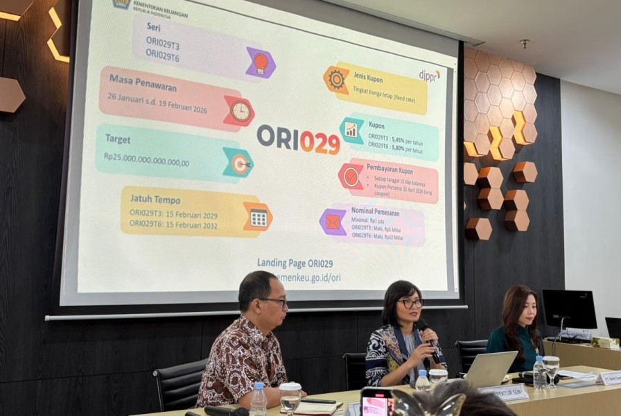 Pemerintah Rilis ORI029 dengan Kupon Tetap Menarik Hingga 5,80 Persen