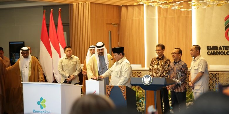 Presiden Prabowo Resmikan RS Kardiologi Emirates-Indonesia Solo