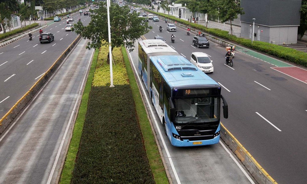 Target Pengguna Transportasi Umum Jakarta Capai 31 persen Tahun Ini