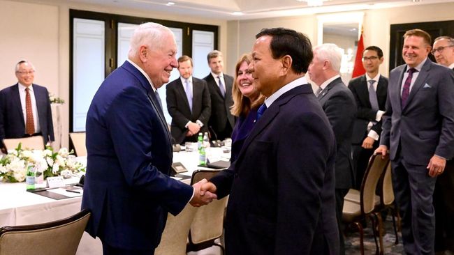 Prabowo Subianto Temui Sejumlah Pengusaha Amerika Serikat Demi Perkuat Investasi Strategis