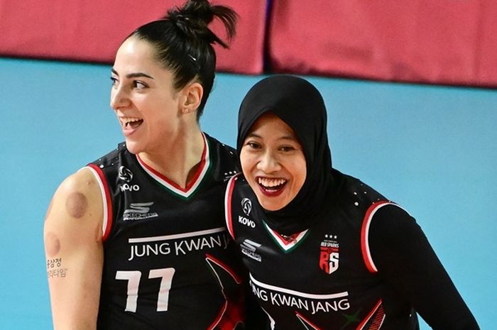 Megawati Hangestri Jadi Opposite Terganas Ketiga di Liga Voli Korea, Red Sparks Siap Hadapi Playoff