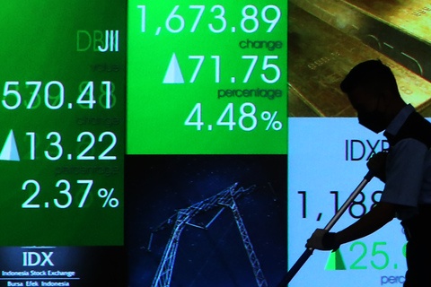 IHSG Melonjak, 5 Saham Catat Kenaikan Fantastis