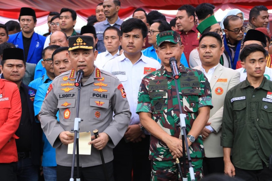 Sinergi TNI Dan Polri Jaga Keamanan Papua Tengah Selama Ramadhan 2026