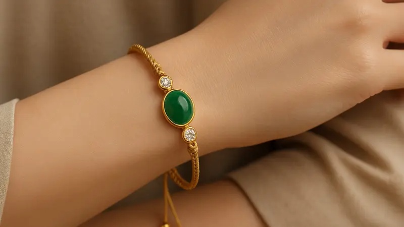 7 Gelang Emas Tali 10 Gram, Simpel tapi Mewah