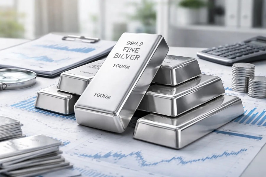 Harga Perak Dunia Anjlok Ikuti Emas Tertekan Dolar dan Geopolitik Global