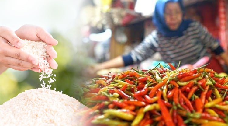 Dinamis! Harga Beras Turun, Cabai Rawit Meroket di Pasaran