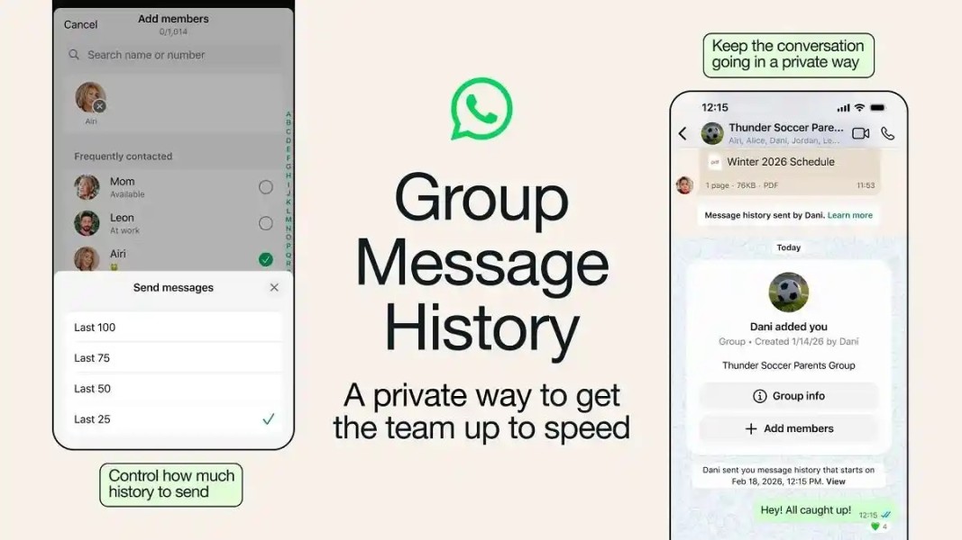 Solusi Cerdas WhatsApp Hadirkan Fitur Riwayat Pesan Untuk Pengguna Baru Grup