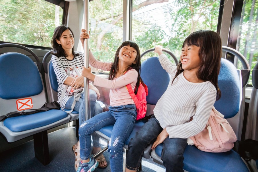 Transportasi Publik Jadi Media Belajar Anak