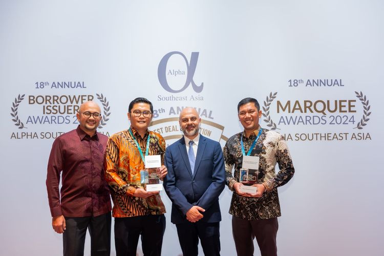 Jasa Marga Raih Penghargaan Bergengsi pada 18th Annual Transaction Banking Awards 2024