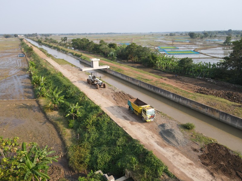 Waskita Karya Genjot Proyek Irigasi Rentang