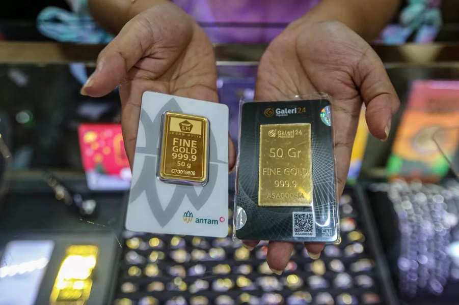 Harga Emas Antam, UBS, dan Galeri24 Hari Ini Stabil di Tengah Ketidakpastian Global