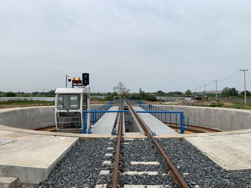 KAI Properti Perkuat Infrastruktur Strategis, Putaran Lokomotif Kramasan Siap Dukung Angkutan Batubara Sumatera Selatan