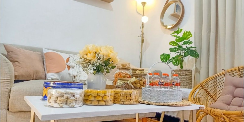 Cara Menata Kue Lebaran di Meja Tamu yang Rapi dan Estetik