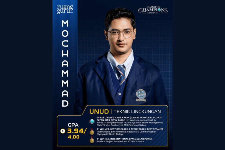 Profil dan Biodata Mochammad Peserta Clash of Champions Season 2, Punya Episodic Memory