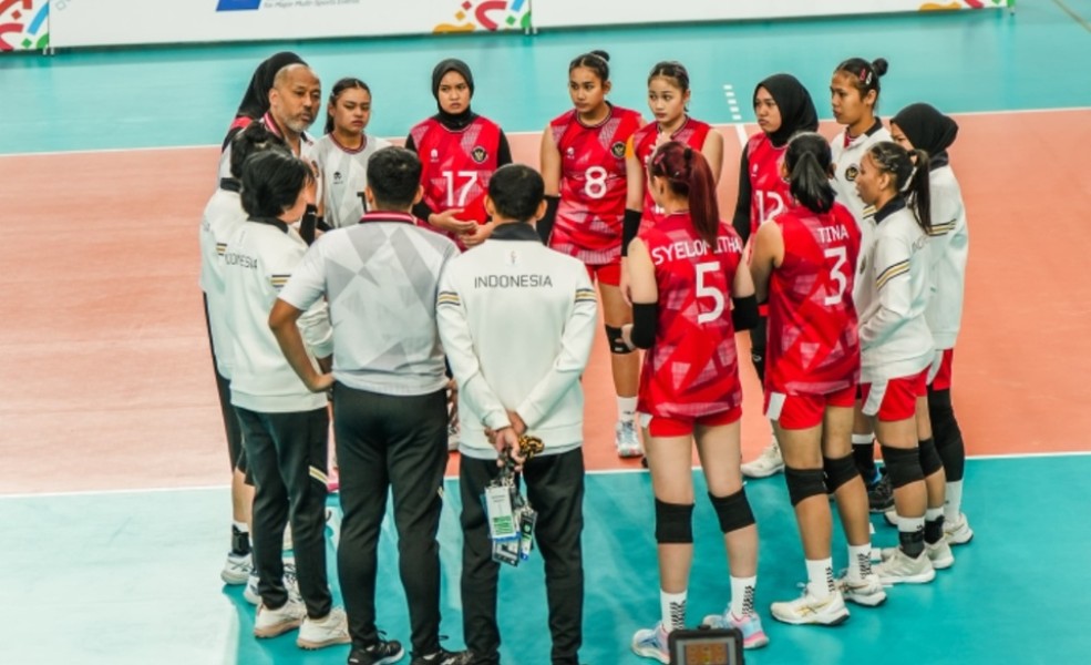 Tampil Penuh Determinasi, Timnas Voli Putri Indonesia Takluk Tipis dari Iran di Final
