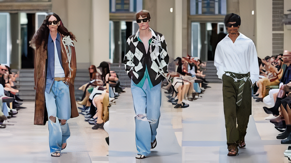 Fashion Pria David Koma Tampil Ikonik di Berlin