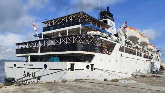 Jadwal Kapal Pelni KM Awu Juni Juli 2025, Dua Kali Sandar di Kumai dan Kalabahi