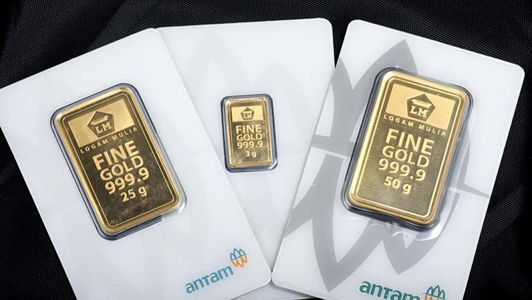 Harga Emas Antam Turun Tipis ke Rp1,395 Juta Harga Emas Antam Turun Tipis ke Rp1,395 Juta