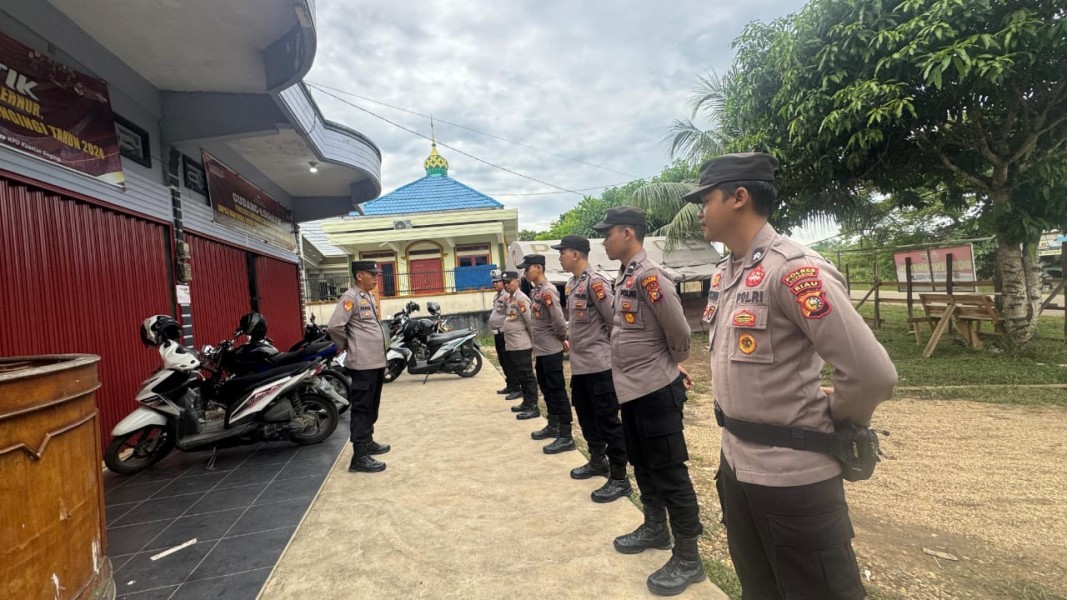 Polres Kuansing Tingkatkan Pengamanan Gudang Logistik KPU dalam Operasi Mantap Praja 2024