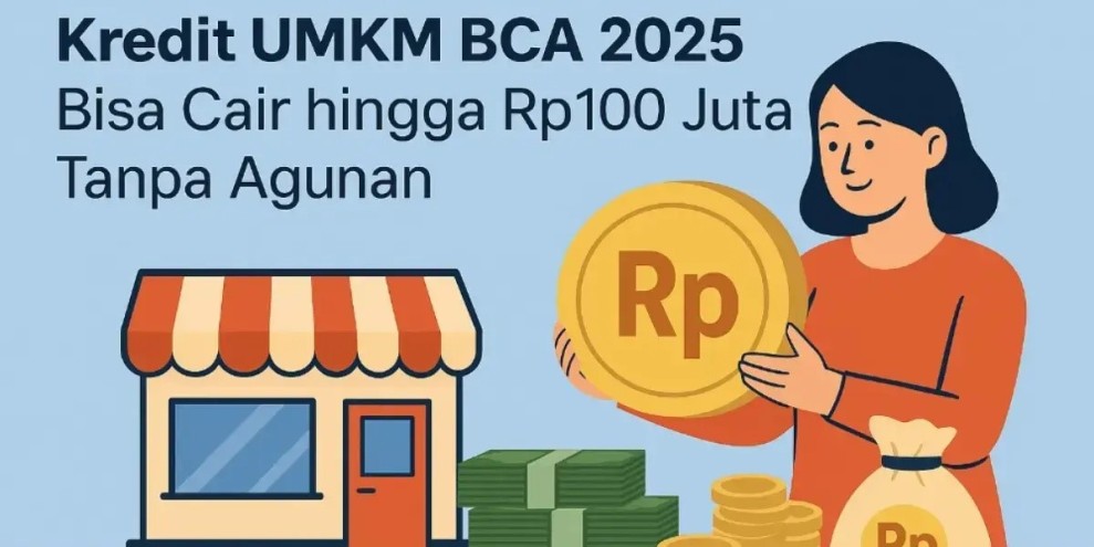 KUR BCA 2025: UMKM Bisa Dapat Kredit Hingga Rp100 Juta Tanpa Agunan, Ini Syarat dan Simulasi Angsurannya