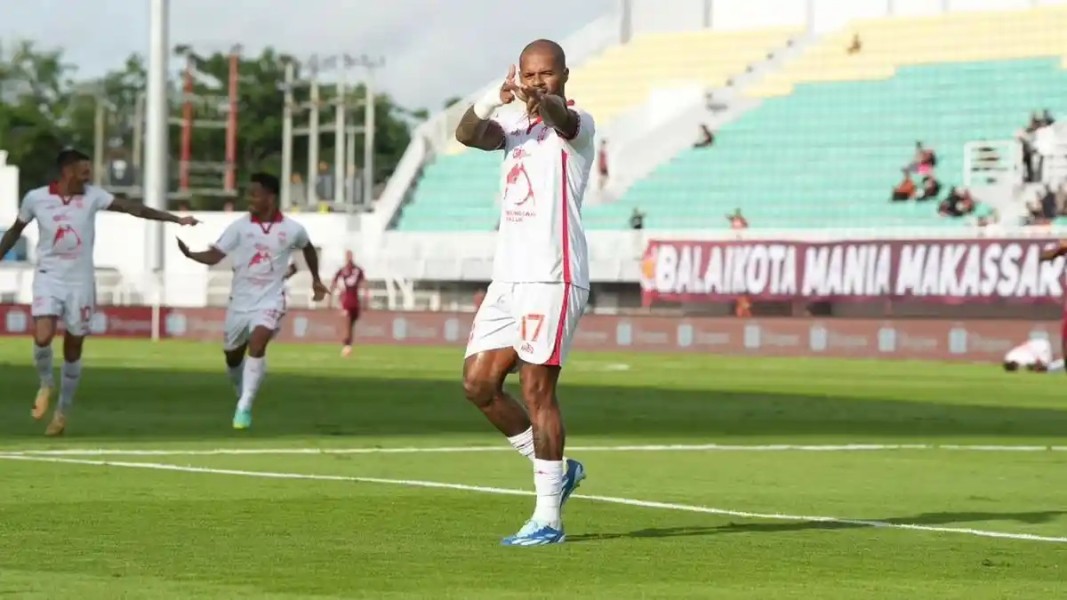 Malut United Tundukkan PSM Makassar dengan Gol Cepat David da Silva