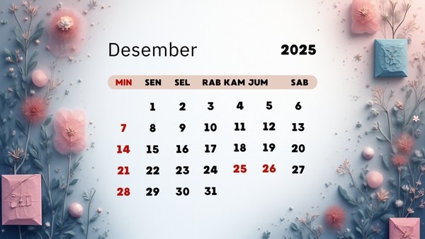 Libur Nasional dan Cuti Bersama Desember 2025 Long Weekend