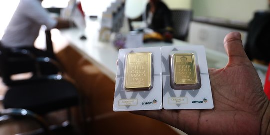 Harga Emas Antam Meroket Rp10.000 per Gram, Ini Rincian Harga Terbaru Hari Ini