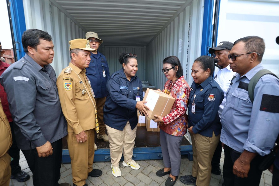 Pendistribusian Logistik PSU Papua Dimajukan Demi Antisipasi Cuaca