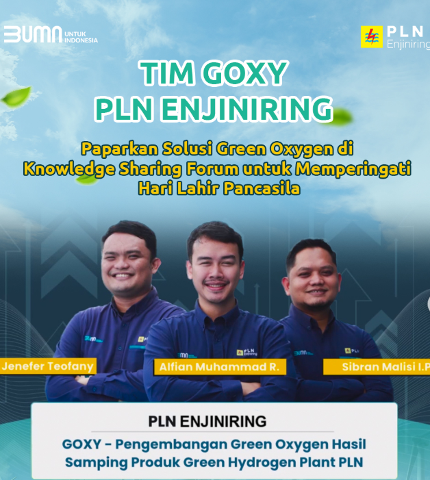 Tim GOXY PLN Enjiniring Paparkan Solusi Green Oxygen di Knowledge Sharing Forum untuk Memperingati Hari Lahir Pancasila