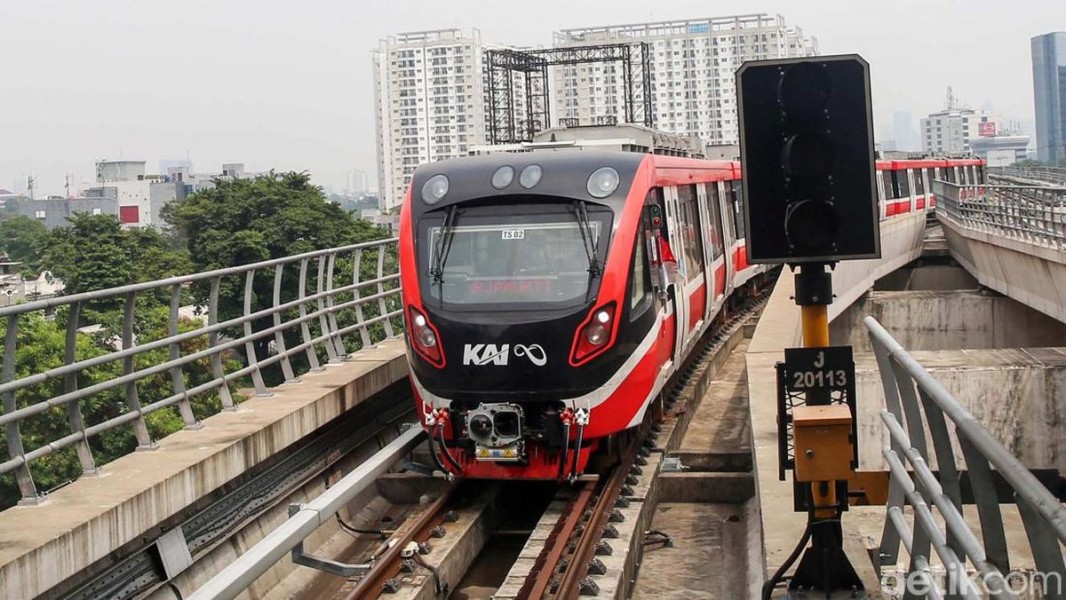 LRT Jabodebek KAI Semakin Diminati, Pengguna Transportasi