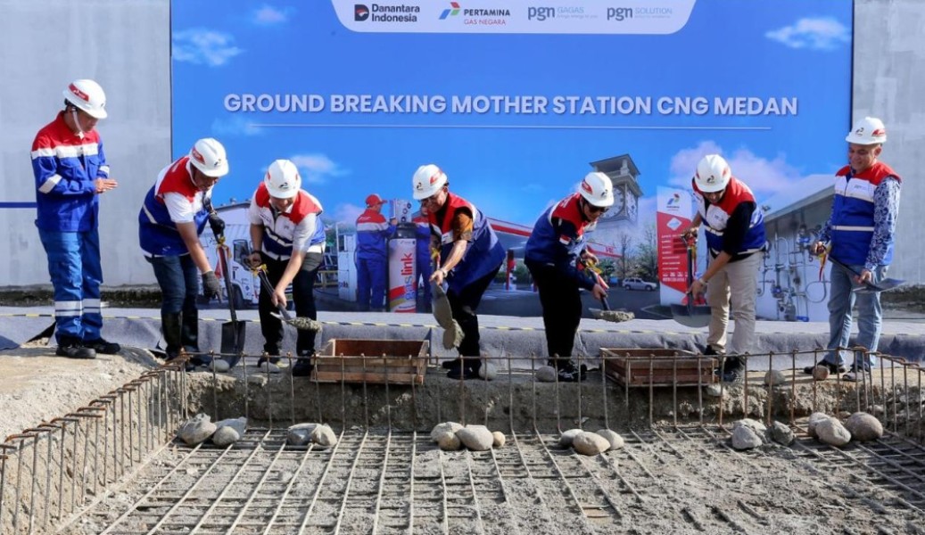 PGN Resmikan MS CNG Pertama di Medan, Dorong Energi Bersih
