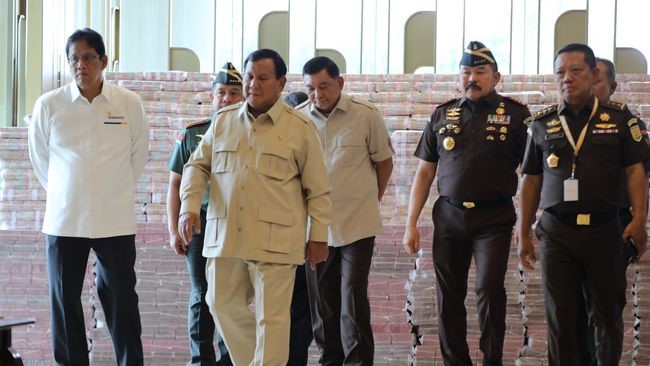 Presiden Prabowo Saksikan Penyerahan Uang Pengganti Kerugian Negara Rp13,2 Triliun