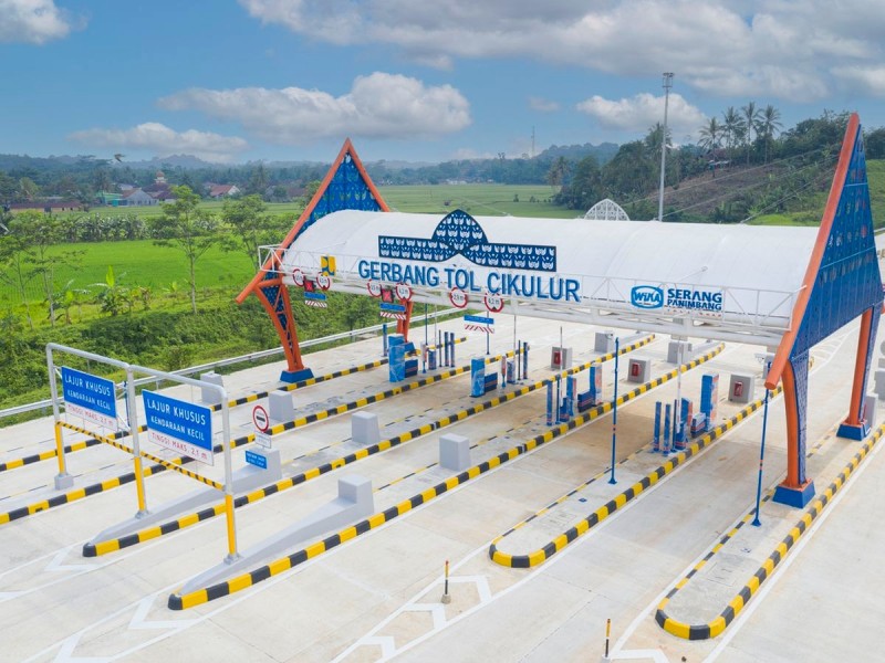 PT Wijaya Karya Operasikan Gratis Seksi 2 Tol Serang-Panimbang Mudik Lebaran 2026