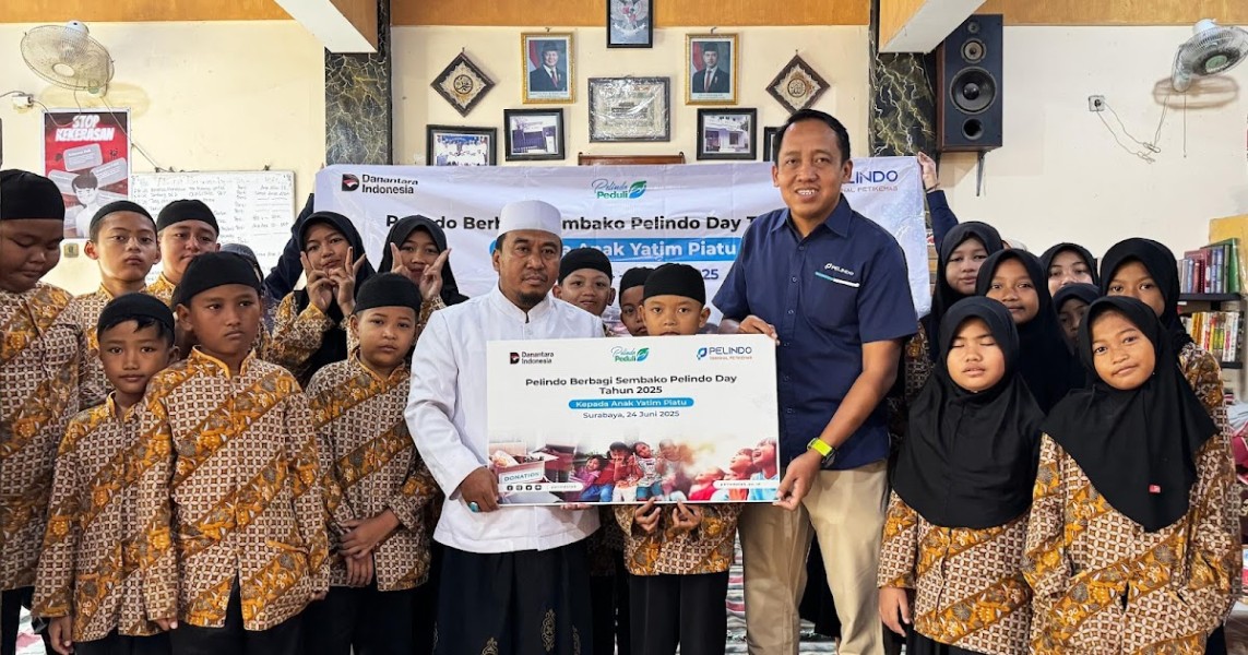 Pelindo Salurkan 12.000 Paket Sembako bagi Anak Yatim dan Anak Terlantar