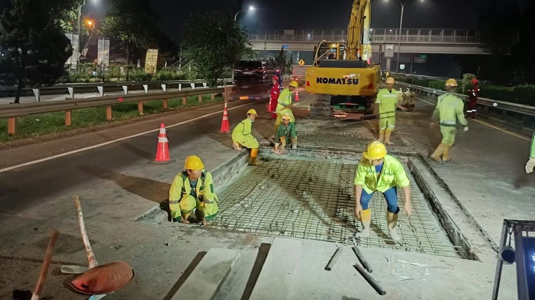 Jasa Marga Lakukan Perbaikan Menyeluruh Jalan Tol JORR Seksi E Demi Kenyamanan Pengguna