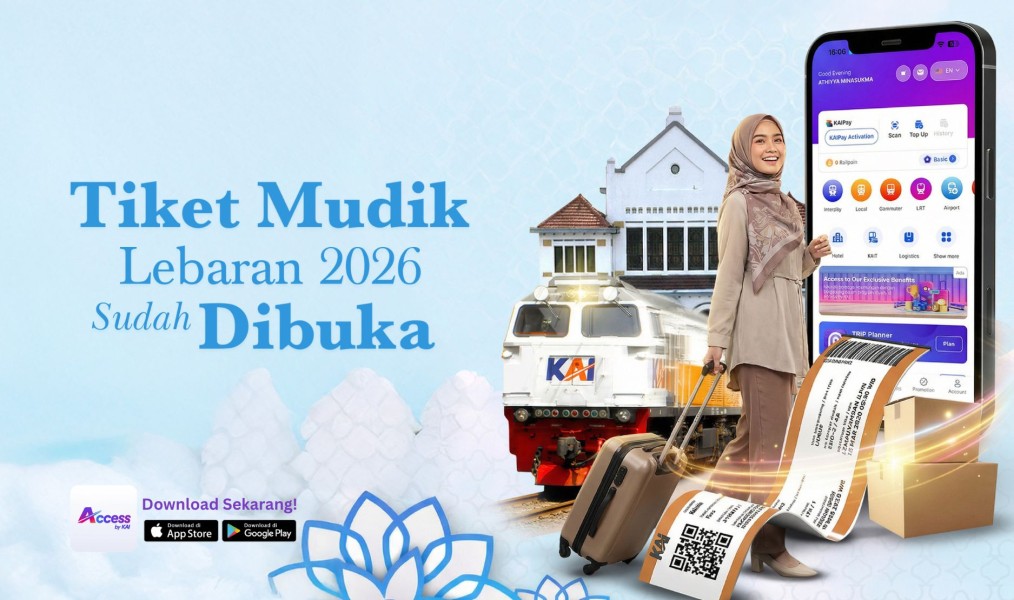 KAI Buka Penjualan Tiket Kereta Api Tambahan Lebaran 2026 Mulai 11 Februari, Cek Jadwal Lengkap Keberangkatannya