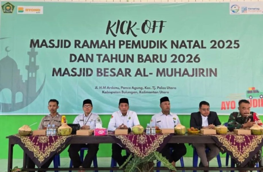 Kemenag Kaltara Luncurkan Program Masjid Ramah Pemudik Natal dan Tahun Baru