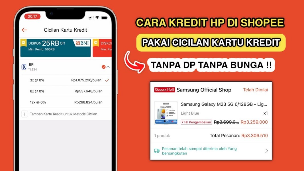 Cara Cicilan Kartu Kredit di Shopee dan Minimal Transaksi