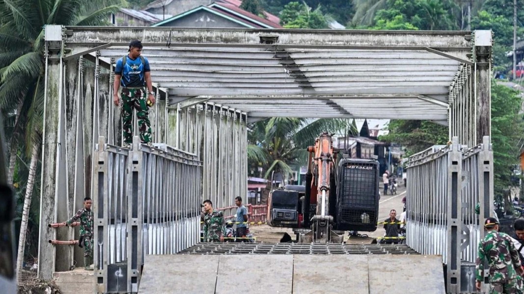 Jembatan Bailey di Aceh Utara Hampir Rampung TNI Pastikan Uji Kelayakan Teknis Sebelum Digunakan Warga