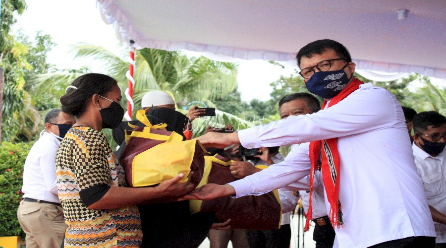 Lapas Perempuan Ambon Distribusikan Bantuan Sosial untuk Keluarga Warga Binaan yang Membutuhkan