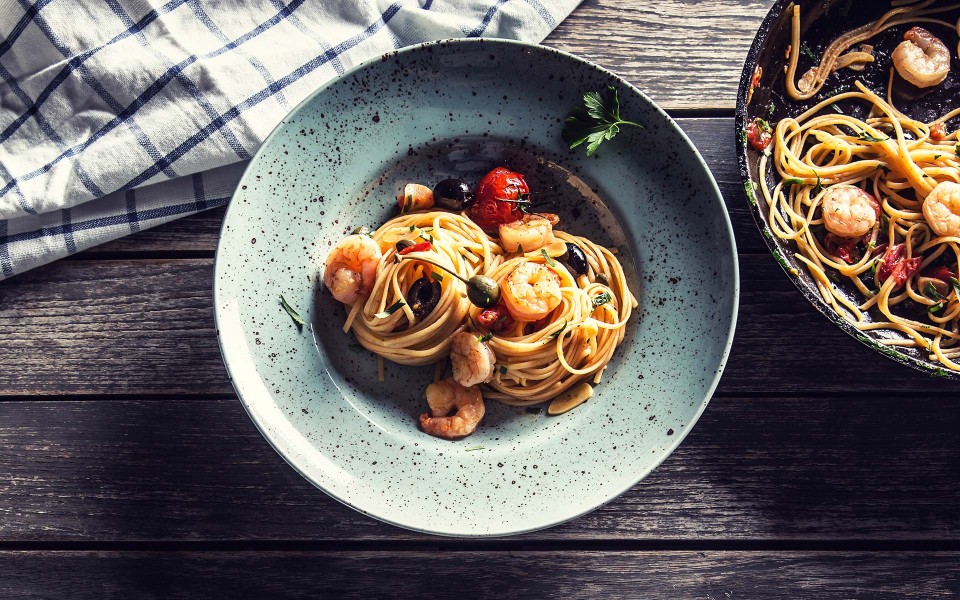 Kelezatan Spaghetti Gamberi Pomodorini, Sentuhan Chef Anton dari Dapur Marriott